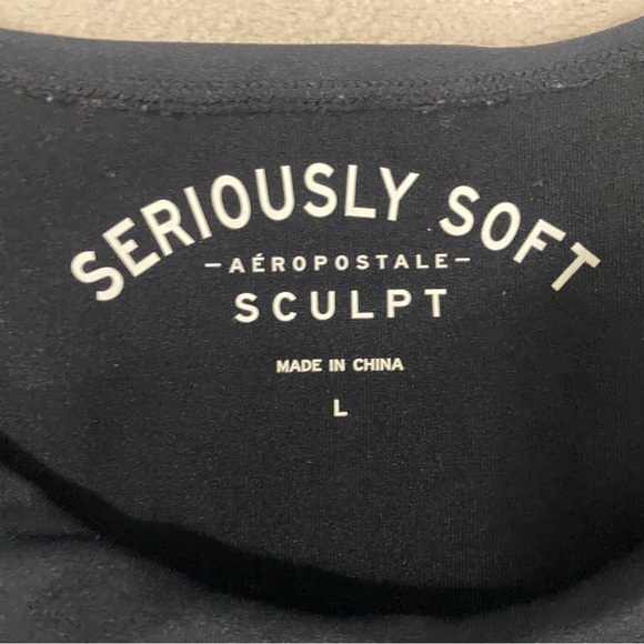 Aeropostale Seriously Soft Sculpt Tank Top Bundle Black and White Large - Picture 3 of 8